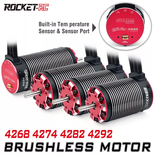 Rocket-RC Brushless Motor 4268 4274 4282 4292 for 1/8 1/7 RC Car Buggy Truck HSP