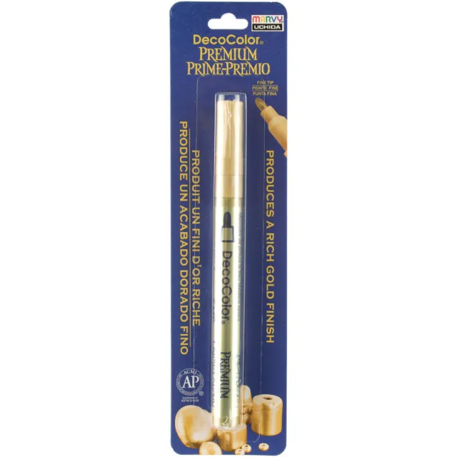 Uchida DecoColor Premium Fine Tip Paint Marker-Gold 240-C-GLD