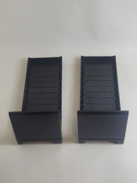 Vintage 52 CD 2 Drawer Storage Cabinet Replacement  Black Holder Case Box