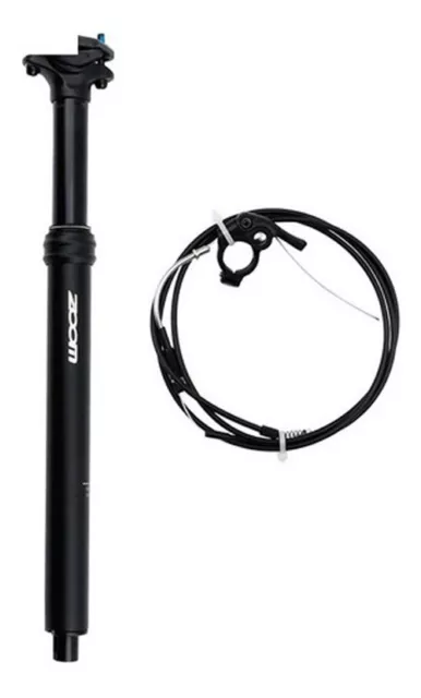 ZOOM dropper seat post 100mm travel 31.6mm tube MTB bike Internal Cable & Remote