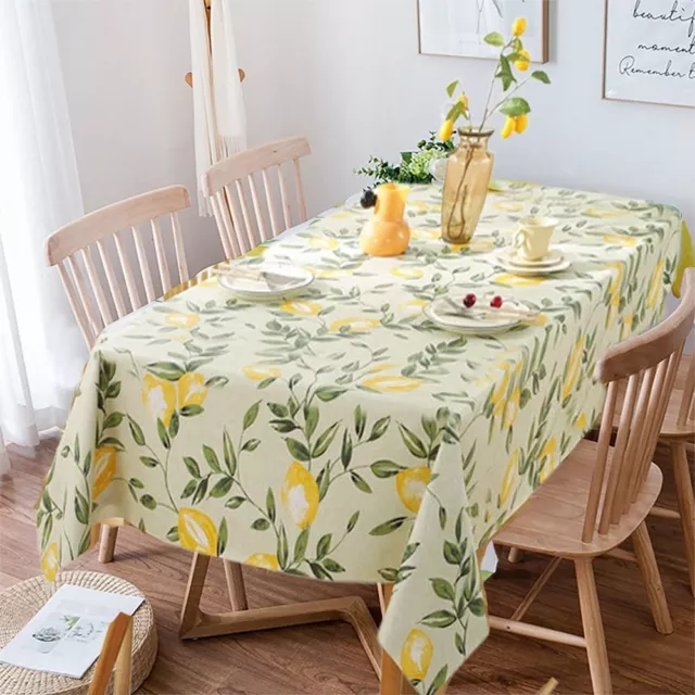 Rectangular Waterproof Table Cloth Tablecloth Dining Table Cover Home Decor