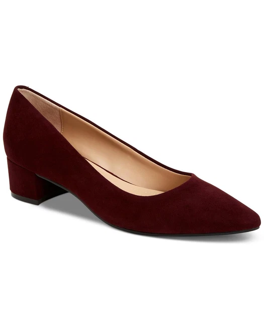 Alfani Womens Step N Flex Cashh Low Block-Heel Pumps
