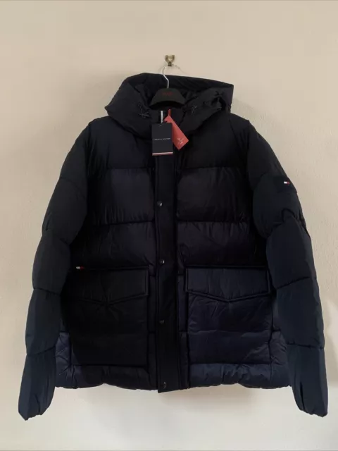 Tommy Hilfiger Tech Hooded Men's Puffer Jacket, 3XL, New With Tag's RRP £300