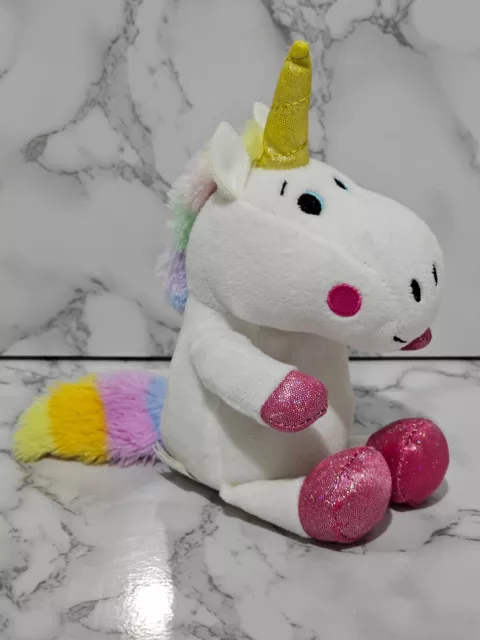 Walmart Unicorn Pink Rainbow Stuffed Animal Plush Toy