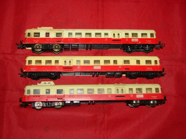 Autorail SNCF Picasso X3835 Edition ATLAS époque III - Modèle Réduit HO 1/87 Non Motorisé, Très Bon état