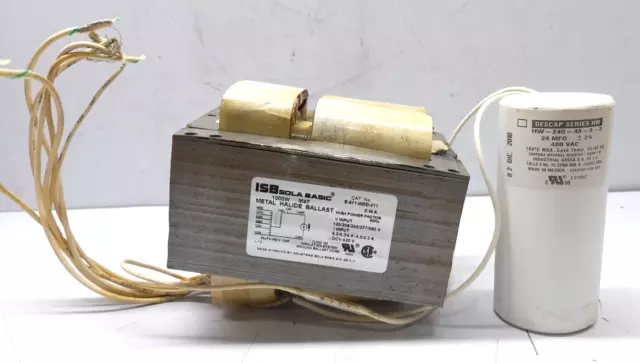 ISB Sola Basic E-871-WDD-211 Metal Halide Ballast 1000W M47 MH Lamp 2