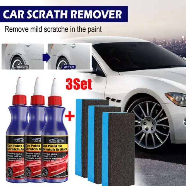 3Stück Auto Car Scratch Remover Kit for Deep Scratches Paint Restorer Repair Wax