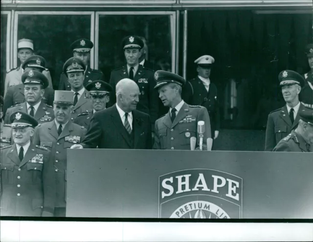 Swedish Prime Minister Tage Erlander (center) i... - Vintage Photograph 4934421