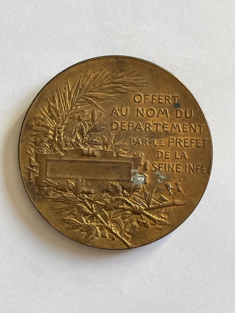 Médaille Ancienne 'Cercle De La Librairie' En Argent - Syndicat Des Industries - XIXème Siècle