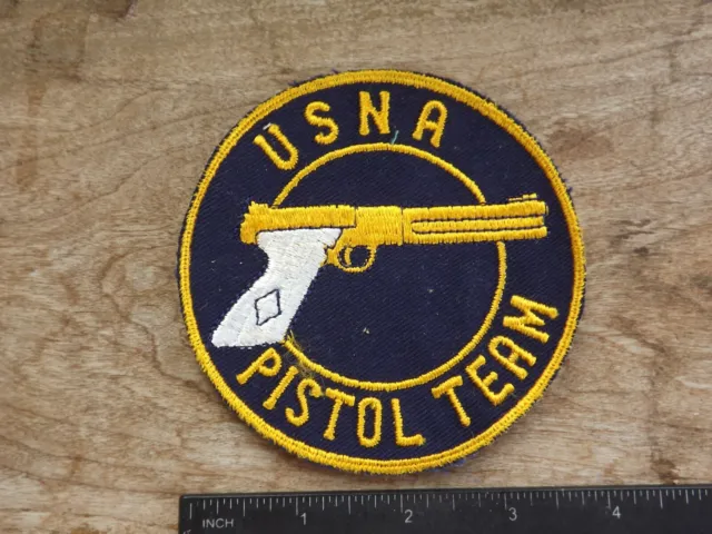 US Naval Academy Pistol Team Patch  -  INV# A1312