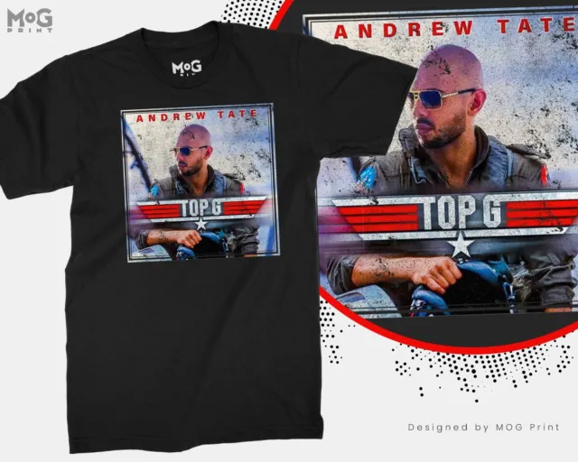 T-shirt parodia Andrew Tate Top G film divertente scherzo imprenditore unisex T