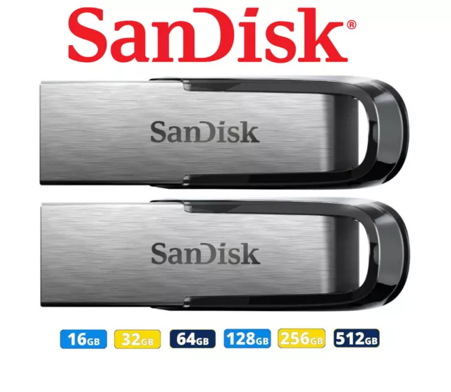 USB Flash Drive 3.0 SanDisk Ultra Flair USB Stick 32GB 64GB 16G 128GB 256GB 512G