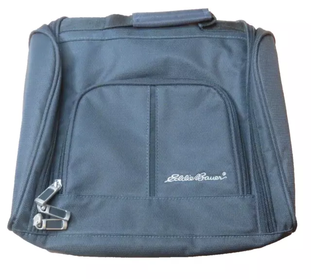 Eddie Bauer Black Travel Hanging Toiletries Bag Unisex With Mirror