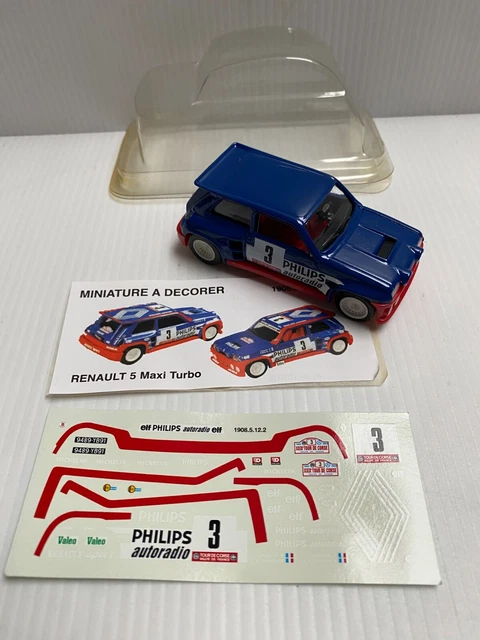 Modèle Réduit Renault Maxi 5 Turbo 1985 Solido 1/43 - Avec Fascicule Un Siècle Automobile N°14