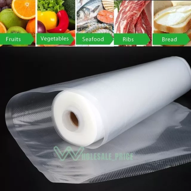 Bolsas de sellado al vacío 28cm x 13m Almacenamiento para ahorro de alimentos