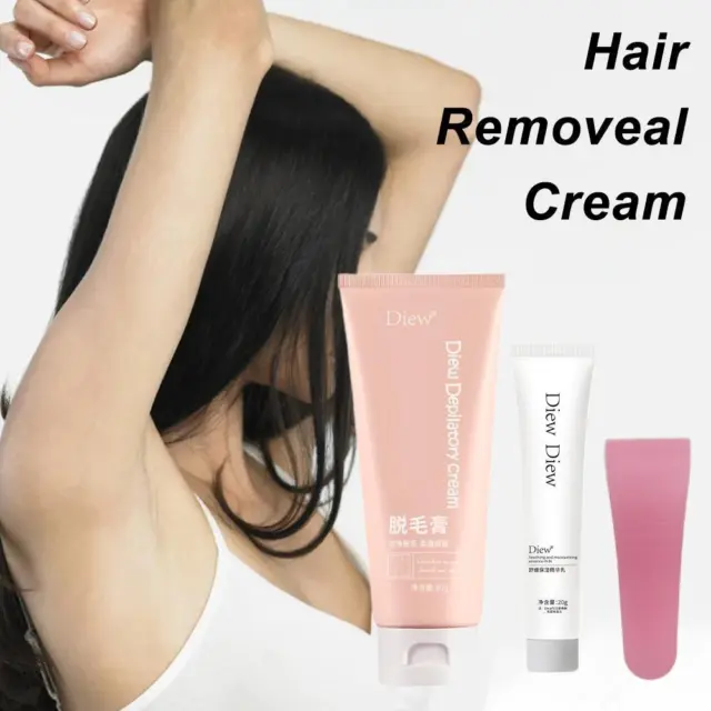Hair Removal Cream For Men & women - Painless Depilator Hair +Scraper Z9C0