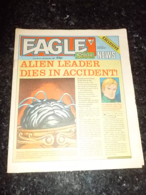 EAGLE & SCREAM Comic - No 129 - Date 08/09/1984 - UK Paper Comic