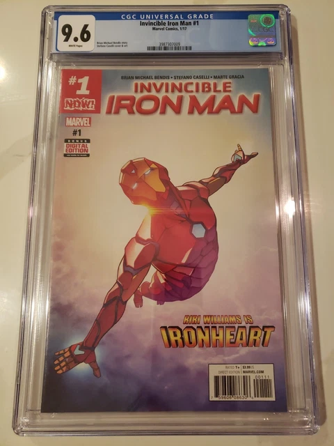 Invincible Iron Man 1 CGC 9.6 Marvel Comics 2017 Riri Williams