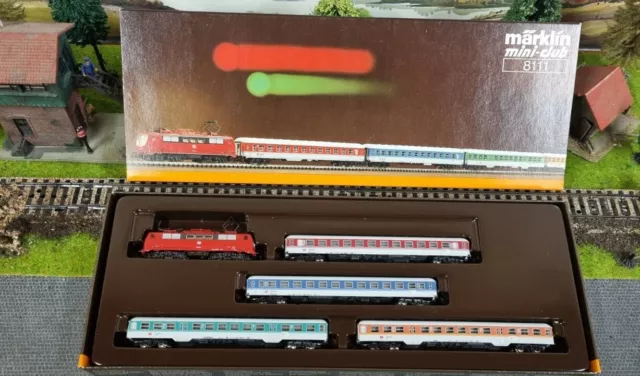 8111 märklin mini - club Z Elektrolok BR 111 068-3 Zug - Set DB in OVP DEFEKT