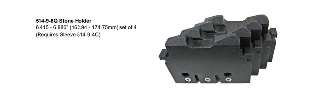 514-9-6Q Stone holder (require 514-9-4C) fits Rottler HP7A HP6A H85A set 4 pcs