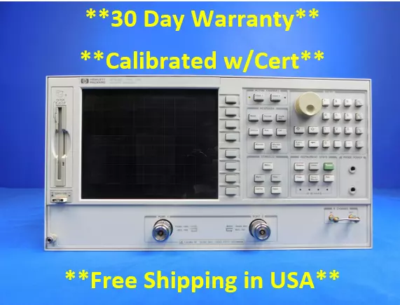 Agilent HP Keysight  8753E RF Network Analyzer, 30kHz - 3 or 6GHz