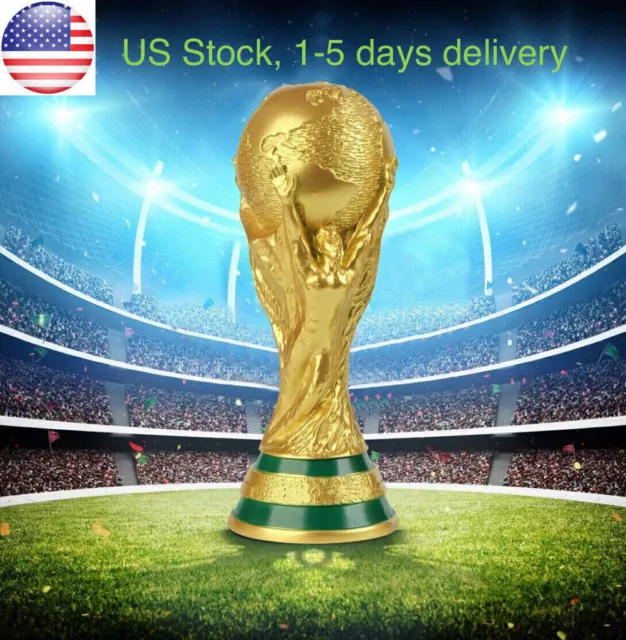  LNGODEHO 2022 World Cup Replica Trophy in Display Case, Resin  Sculpture, Own a World Soccer's Biggest Prize (14.2 inch) : Sports &  Outdoors