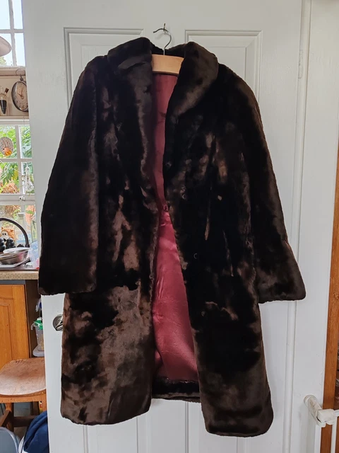 BEAVER LAMB FUR coat 20.00 PicClick UK