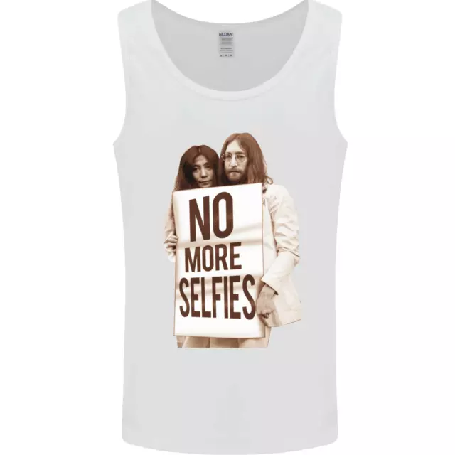 No More Selfies Funny Camer Photography Mens Vest Tank Top