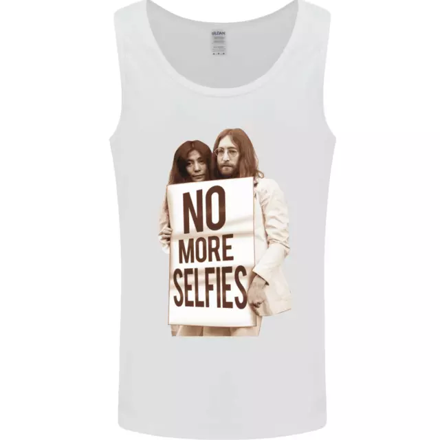 No More Selfies Funny Camera Photography Mens Vest Tank Top