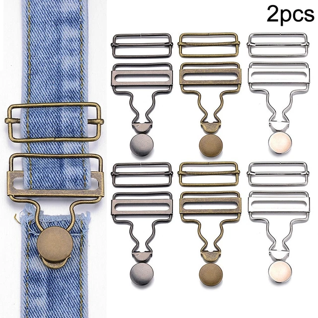 AGRAFES POUR PANTALONS (20 sets de 4 pieces) métal bronzé