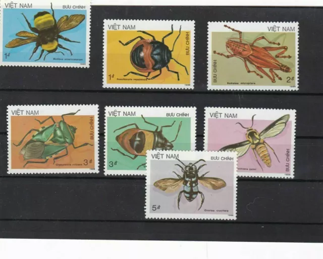 vietnam insects mnh stamps  ref 12480