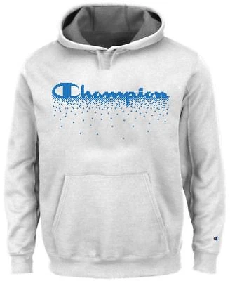 Champion Mens Big Tall Fleece Logo G White 4XLT WHITE