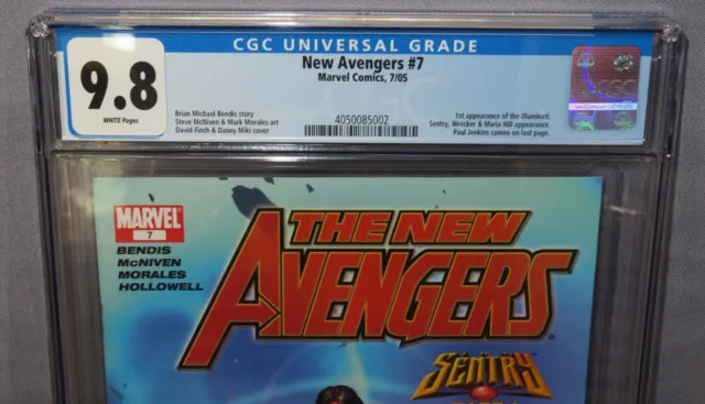 NEW AVENGERS #7 (Illuminati 1st appearance) CGC 9.8 NM/MT Marvel Comics 2005 2