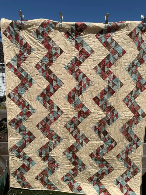 **Handmade Quilt** Homemade ~ Finished Quilt ~ Snuggle Ready!