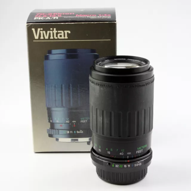 Vivitar 70-210mm f/4.5-5.6 "Macro" Zoom Lens Pentax PK-A/R Mount