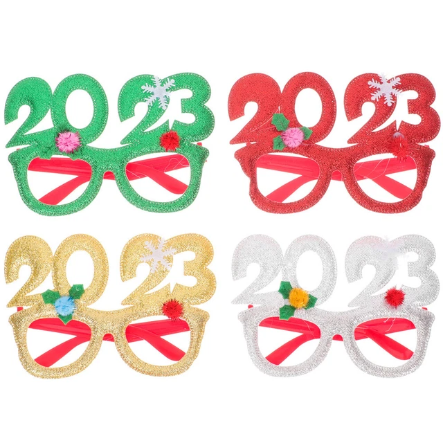 BESPORTBLE 18 Stück Silvesterbrillen 2024 – Glitzer-Partybrillen, 6 Designs, Für Fotos & Feiern – Als Deko Und Fotorequisiten BESPORTBLE 18 Stück Silvesterbrillen 2024 – Glitzer-Partybrillen, 6 Designs, Für Fotos & Feiern – Als Deko Und Fotorequisiten
