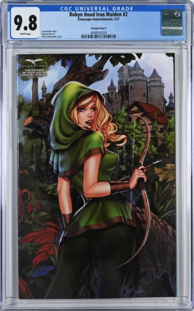 Robyn Hood Iron Maiden #2 CGC 9.8 (2021, Zenescope) Chatzoudis Cover H Variant