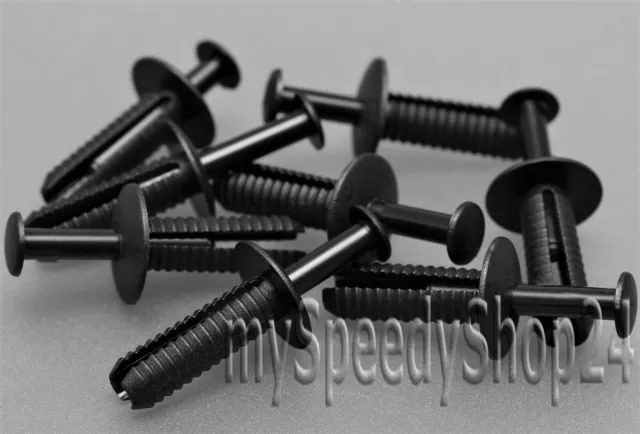 20x SPREIZNIETE BEFESTIGUNG RADLAUF STOßSTANGE CLIPS FÜR OPEL BMW 51111964186