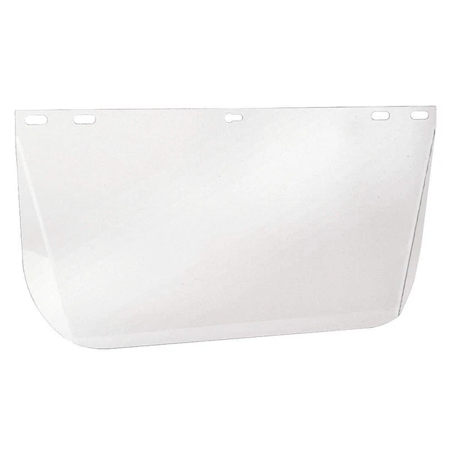 CONDOR 2AUB6 Faceshield Visor,Polycarb,Clr,8x15-1/2in