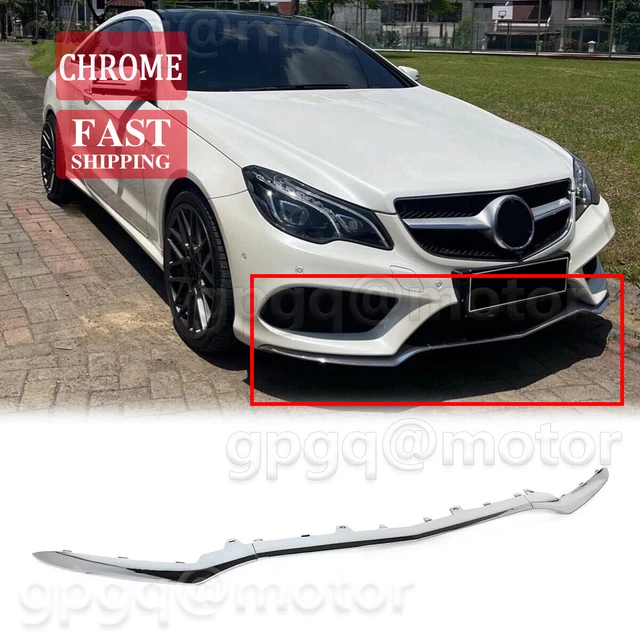 Grille For Mercedes Benz W212 E Class 2014-2016 Chrome+Black GT R Front Bumper Grille
