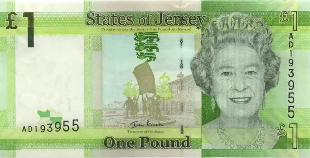 Jersey P.32a 1 Pound 2010 (1) UNC