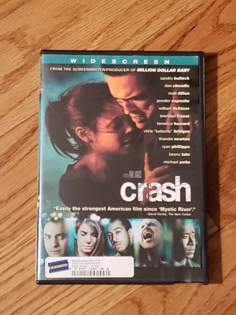 Crash (DVD Widescreen) New Sandra Bullock Ludacris Brendan Fraser Matt Damon