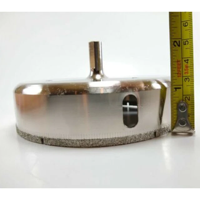 1pcs Trou Scie 11.4cm 120mm Diamant Foret Revêtu Ponch Outil 2.5cm Profond