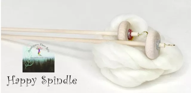 Happy Spindles: husillo de gota para hilar hilo de lana