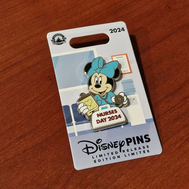 DISNEY PARKS MINNIE Mouse Nurses Day 2024 Pin Limited Release Brand New
