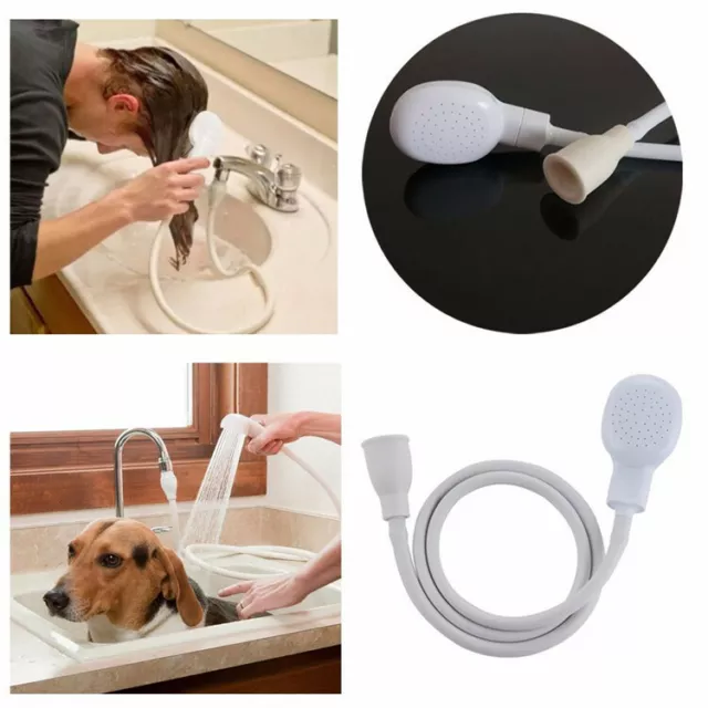 Herramienta de lavado de mascotas mascota perro gato ducha grifo aerosol colador manguera lavado cabello
