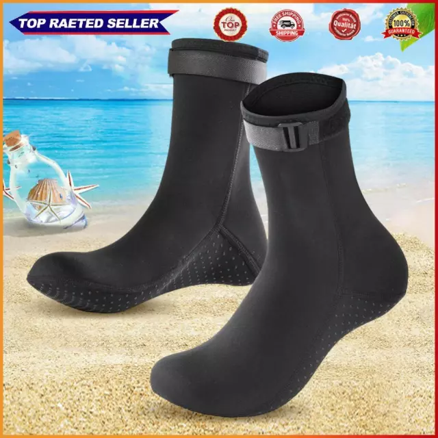 3mm Diving Surfing Boots Wearable Unisex Beach Fin Sock Neoprene for Water Sport