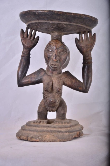 African Tribal Art very nice songye stool from Democratic  Republic of congo