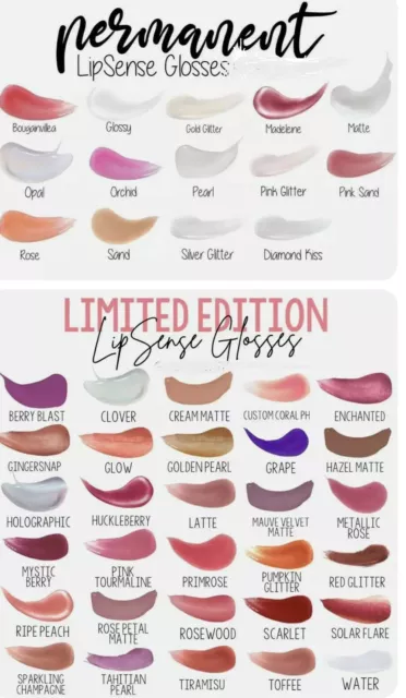 GOOB*NEW LipSense Lip Gloss LIMITED EDITION&RETIRED * FALL SALE & VOLUME PRICING