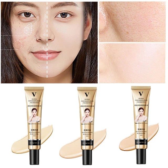 Base líquida cosmética crema BB duradera hidratante mate multicolor/